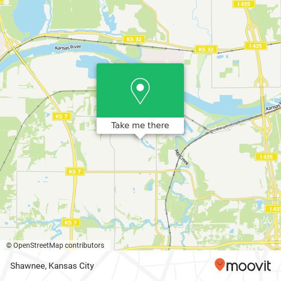 Mapa de Shawnee