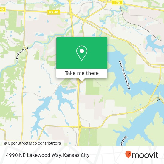 Mapa de 4990 NE Lakewood Way