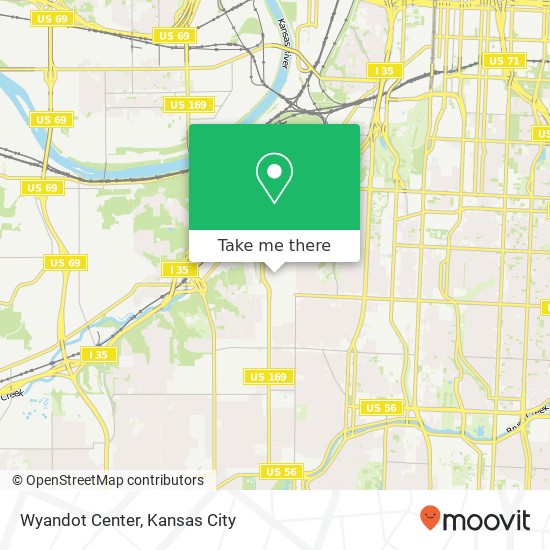 Wyandot Center map