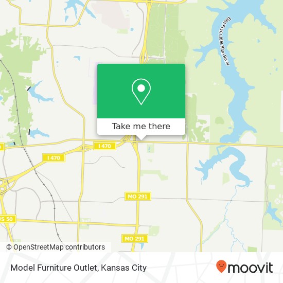 Model Furniture Outlet map