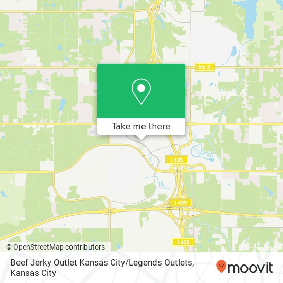 Beef Jerky Outlet Kansas City / Legends Outlets map