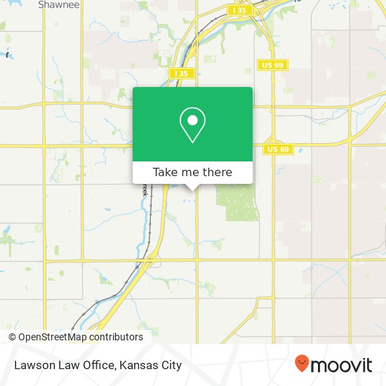 Lawson Law Office map