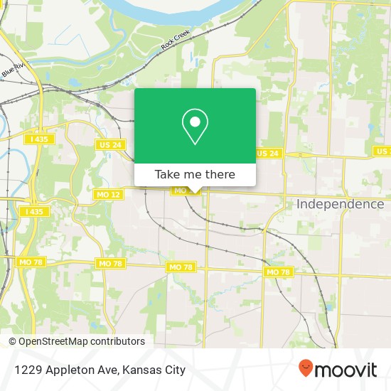 Mapa de 1229 Appleton Ave