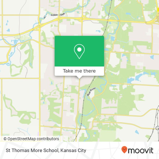 St Thomas More School map