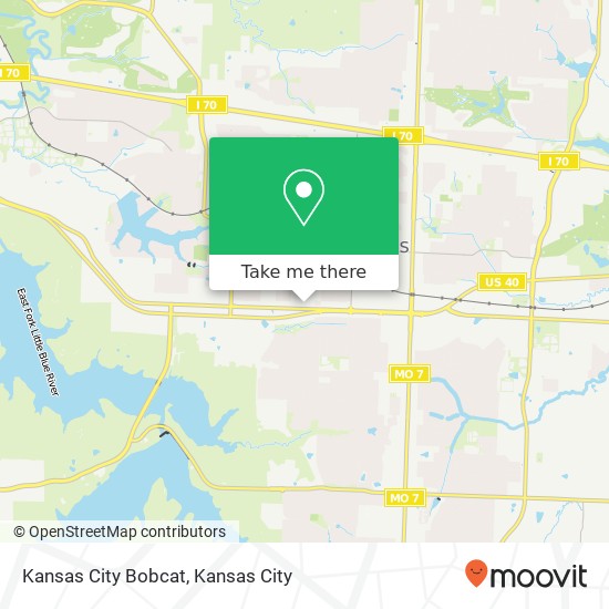 Kansas City Bobcat map
