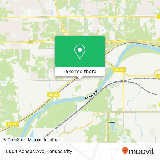 6604 Kansas Ave map