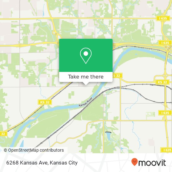 6268 Kansas Ave map