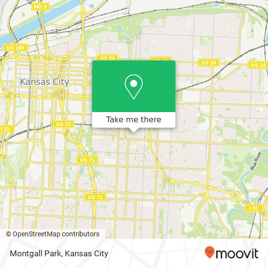 Mapa de Montgall Park