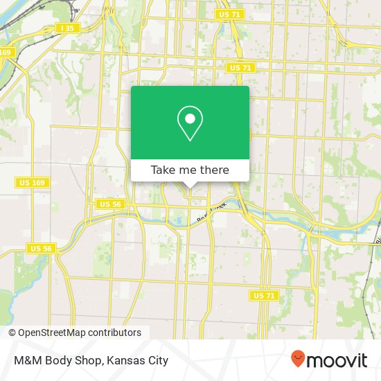 M&M Body Shop map