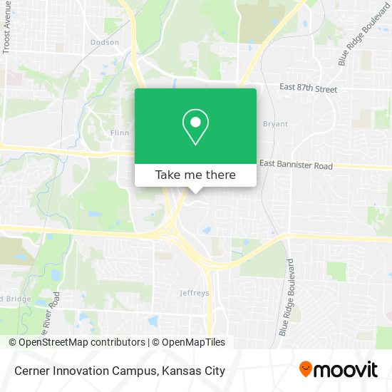 Mapa de Cerner Innovation Campus