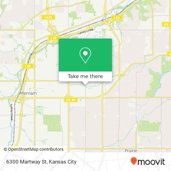 6300 Martway St map