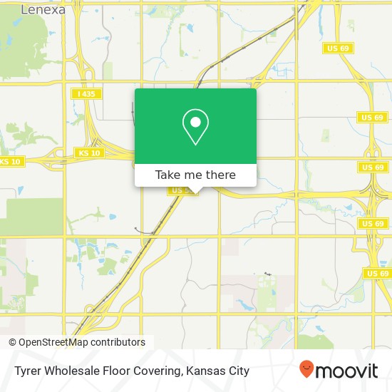Tyrer Wholesale Floor Covering map