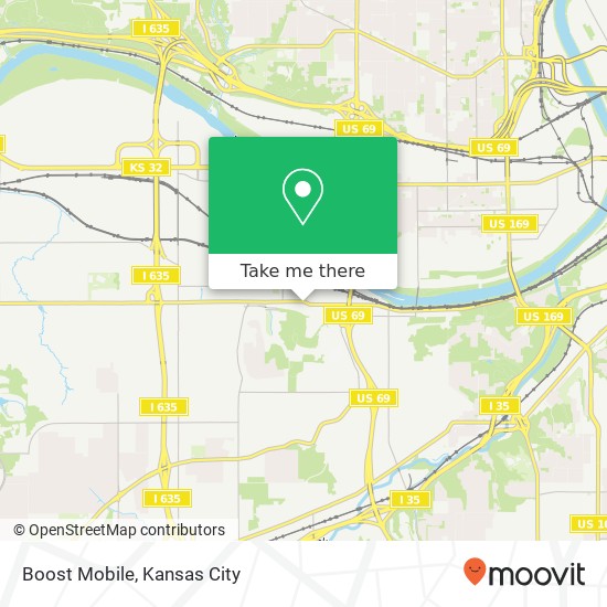 Mapa de Boost Mobile