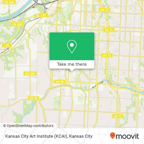 Kansas City Art Institute (KCAI) map