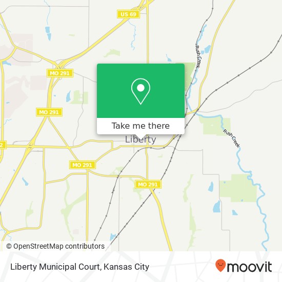 Liberty Municipal Court map