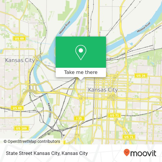 State Street Kansas City map