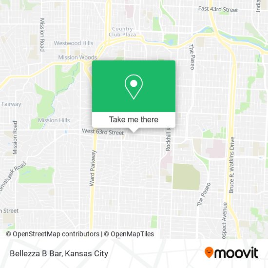 Mapa de Bellezza B Bar
