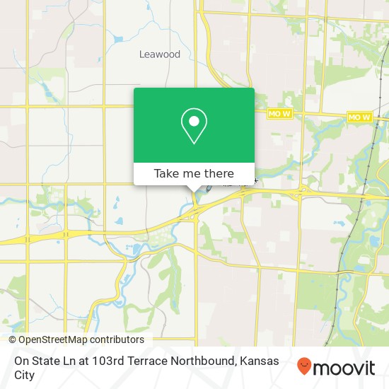 Mapa de On State Ln at 103rd Terrace Northbound