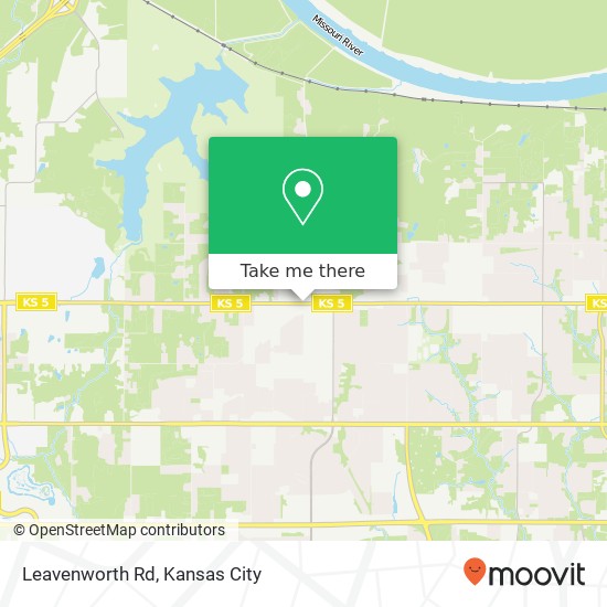 Leavenworth Rd map