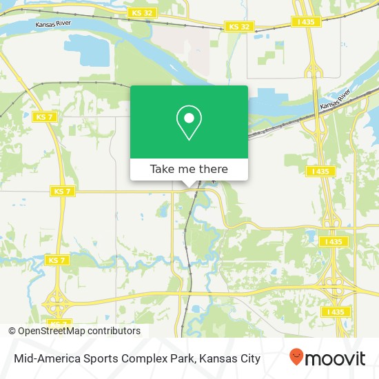 Mid-America Sports Complex Park map