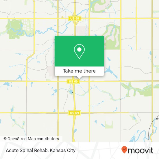 Acute Spinal Rehab map