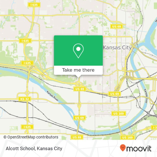 Alcott School map