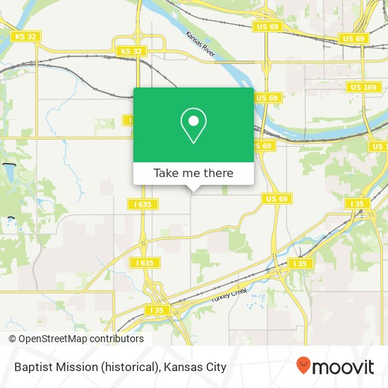 Baptist Mission (historical) map