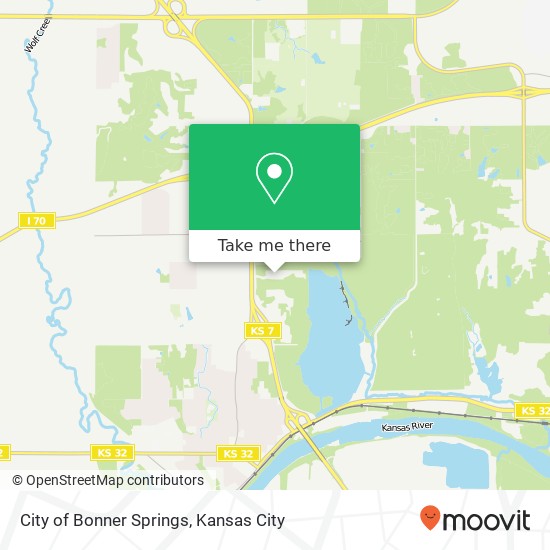 City of Bonner Springs map