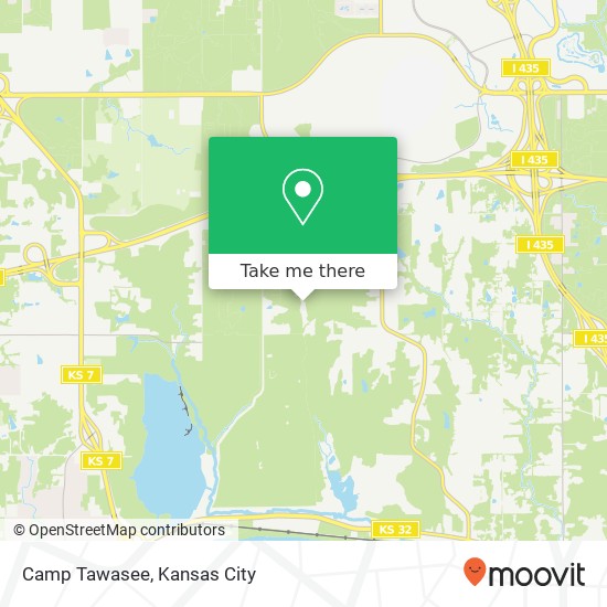 Camp Tawasee map