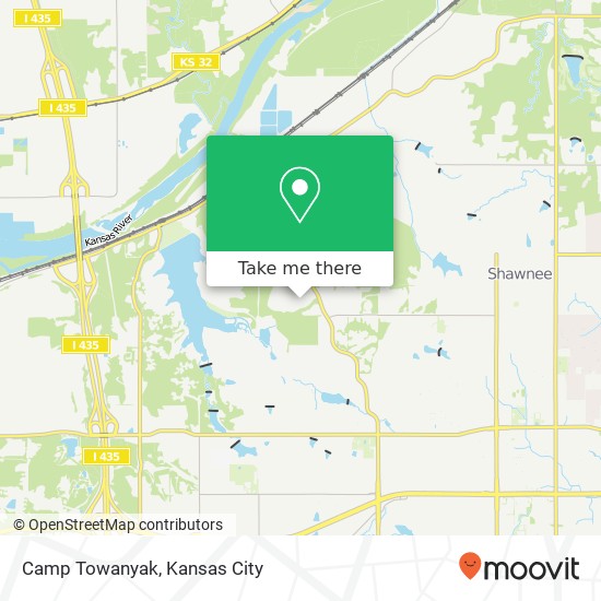 Mapa de Camp Towanyak