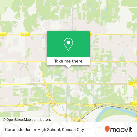 Coronado Junior High School map