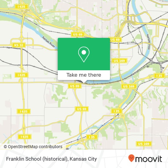 Franklin School (historical) map