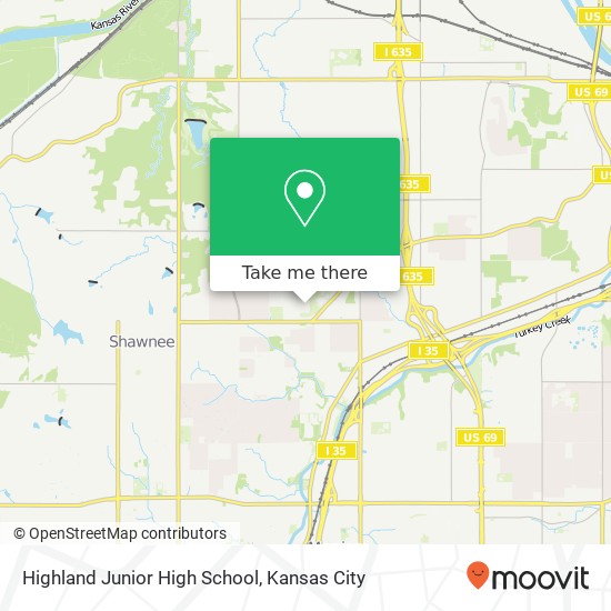 Mapa de Highland Junior High School