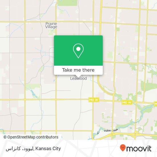 لیوود، کانزاس map