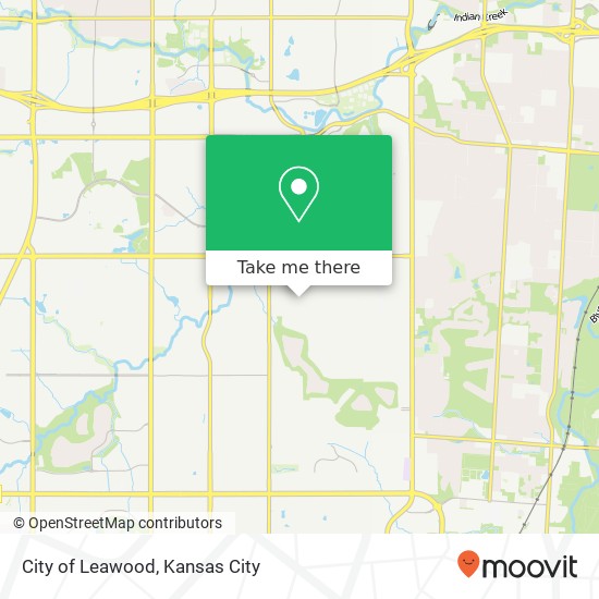 City of Leawood map