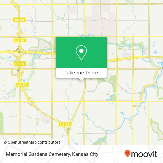 Memorial Gardens Cemetery map