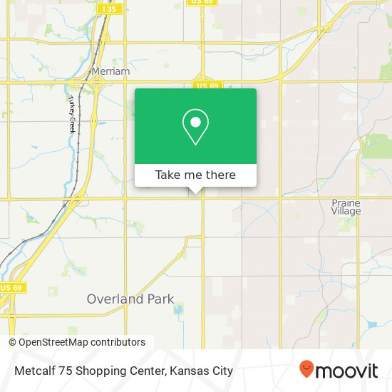 Metcalf 75 Shopping Center map