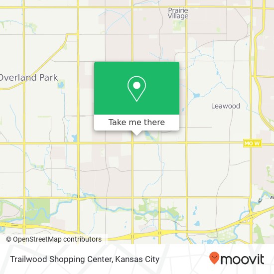 Trailwood Shopping Center map