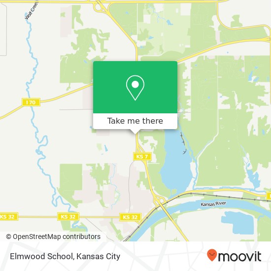 Elmwood School map