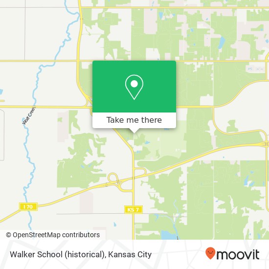 Walker School (historical) map