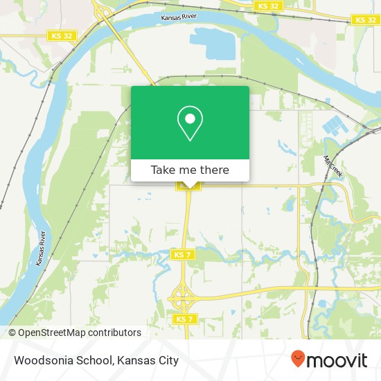 Woodsonia School map