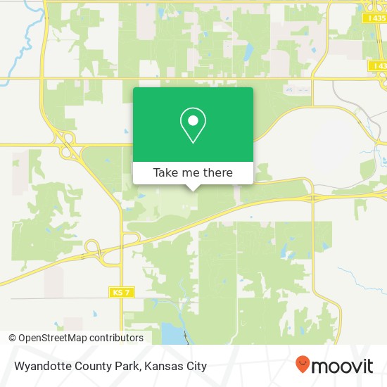 Wyandotte County Park map