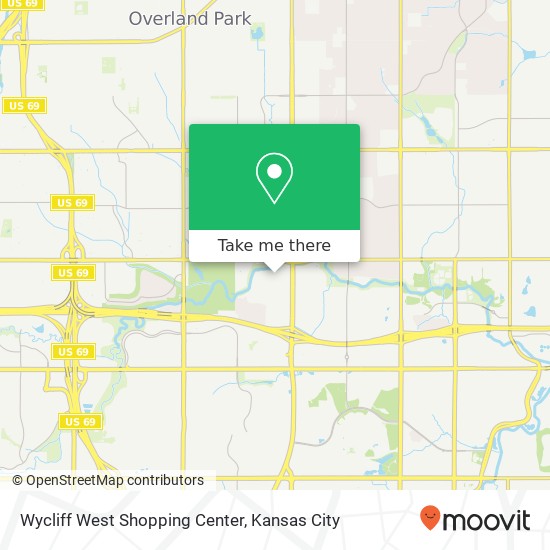Mapa de Wycliff West Shopping Center