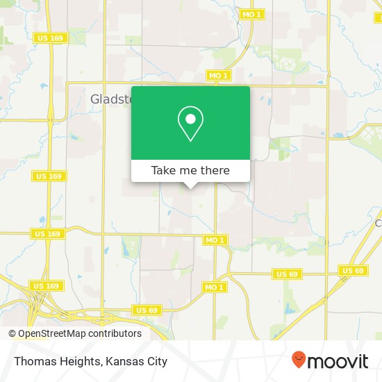 Thomas Heights map