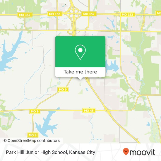 Park Hill Junior High School map