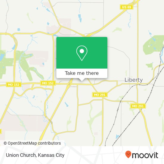 Mapa de Union Church