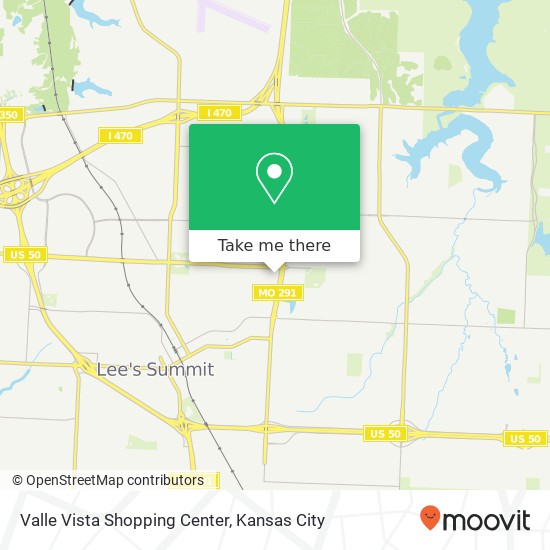 Mapa de Valle Vista Shopping Center