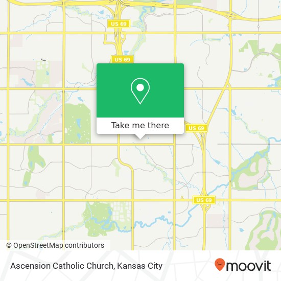 Ascension Catholic Church map