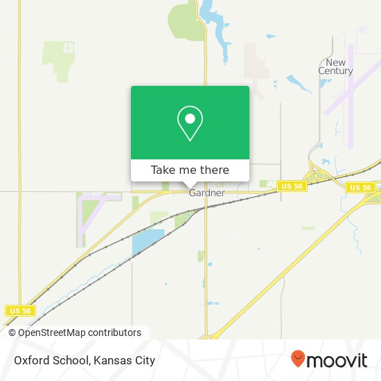 Mapa de Oxford School