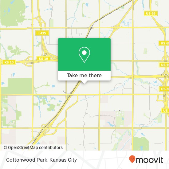 Cottonwood Park map